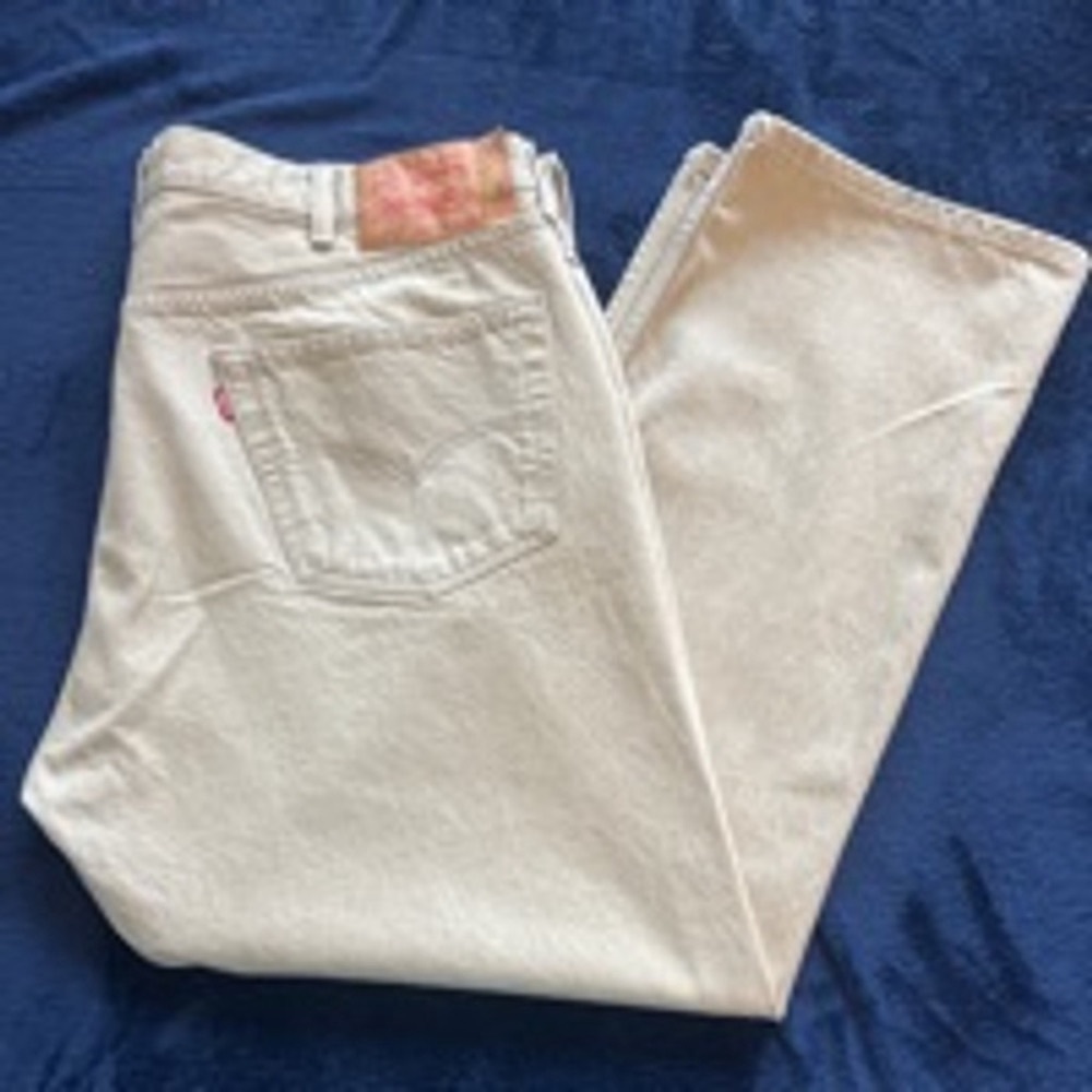 Levi's Cream Straight Men's Jeans